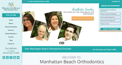 Desktop Screenshot of manhattanbeachortho.com